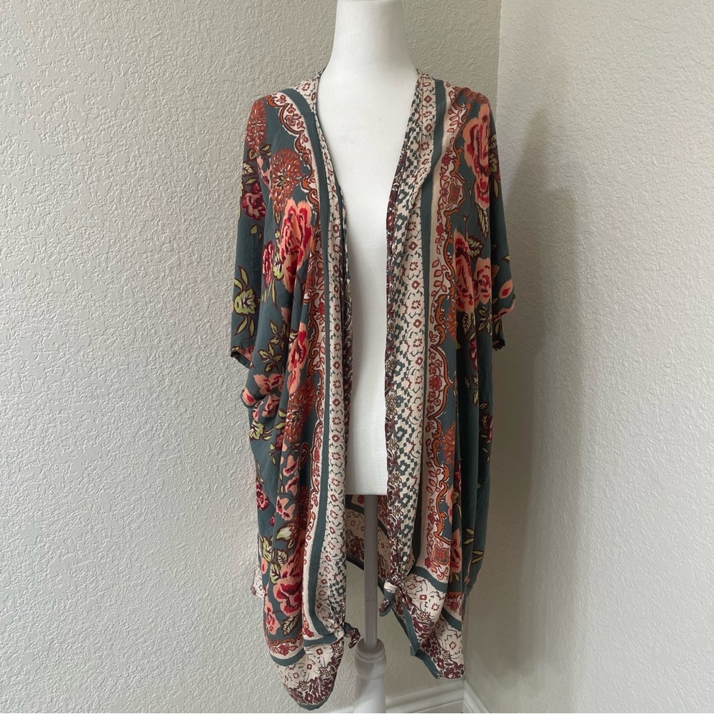 Angie Multicolor Floral Wrap